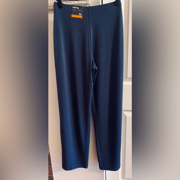 Alfani Women's Navy Wide Leg Pants NWT - SZ - PS - Picture 6 of 7
